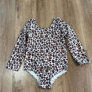 Leopard Print Kids One Piece